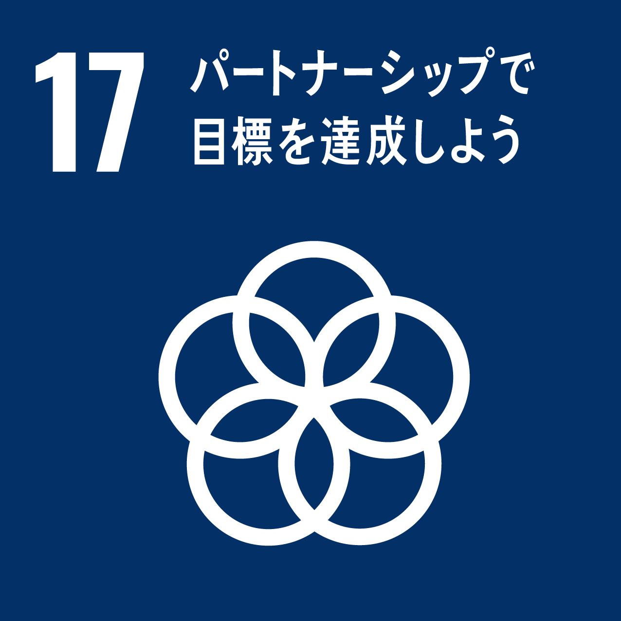 SDGs17番目のアイコン